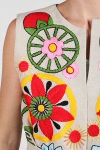 Suzani แจ็คเก็ตปักลายโบฮีเมียน,เสื้อโค้ทผ้าฝ้าย100% สำหรับผู้ใหญ่ที่ต้องการความอบอุ่นใหม่สวมใส่สบาย - Product Image 5