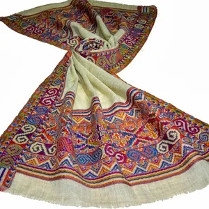 Шерстяной шарф из шерсти и пашмины с узором в 100%, шарф из мериносовой шерсти, головной платок, шерстяной хлопковый платок, распродажа