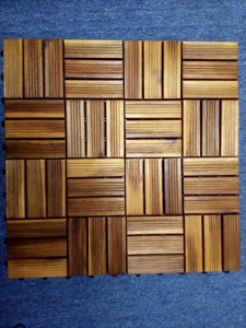 กระเบื้องดาดฟ้ากลางแจ้งพื้นไม้อะคาเซียแข็งซึ่งเชื่อมต่อกันด้วยฐานพลาสติก - Product Image 4