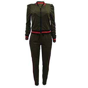 Conjunto de dos piezas para mujer, chaqueta cálida y joggers, chándales personalizados - Product Image 3