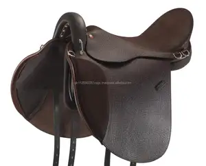 2018 Custom brown Leather Horse trail saddle