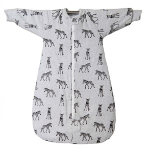 100% laine bio coton bébé sac de couchage mignon Animal motif imprimé fermeture à glissière hiver été nouveau-né Swaddle tout-petits - Product Image 2