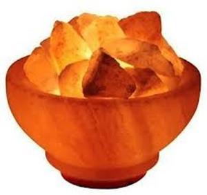 Bol à feu Feng Shui sculpté à la main avec prix de lampe écologique en morceaux de sel de l'Himalaya de Sian Enterprises - Product Image 3