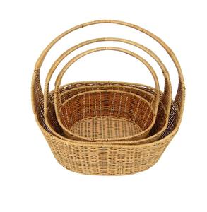 Venta al por mayor Cesta de picnic de mimbre para 4 personas con dos tapas - Product Image 2