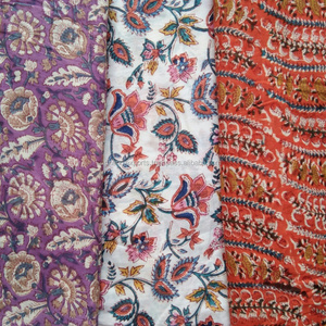 Tissu en coton imprimé à la main en gros pour textiles de maison ameublement, accessoires de sacs et vêtements tissu de matière première imprimé - Product Image 1
