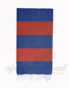 Đôi peshtemal fouta khăn hải lý, màu cờ Mỹ PEST106-Navy Bộ sưu tập cầu vồng Đỏ - Product Image 2