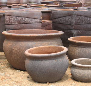 Large Sandblast <b>Pots</b> - Product Image 1