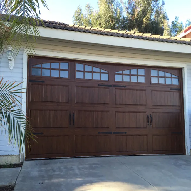 Moderna di alluminio porte da garage/usato porte da garage pannelli/legno porta del garage pannelli di vendita