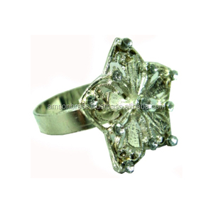 Servilletero barato usado para restaurante, mesa de comedor hecha a mano, anillos de servilleta, hoja de metal, servilleta decorativa, anillo de tejido - Product Image 2