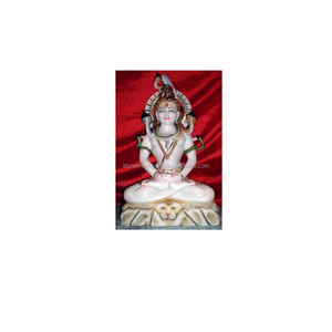 Statues uniques de dieu Shiva en marbre - Product Image 1