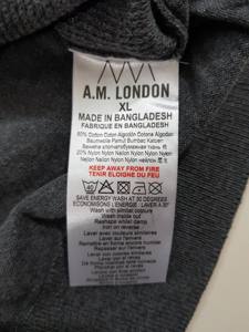 Suéter de punto informal de manga larga de cuello alto de nailon de algodón de marca de alta calidad para hombres, lotes de existencias de Bangladesh - Product Image 6