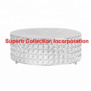 Soporte de pastel de boda de cristal plateado de Metal personalizado de alta calidad, herramientas de pastel de Venta caliente - Product Image 2