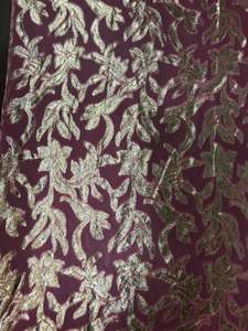 New Brocade Weave Lurex Silk <b>Chiffon</b> Head <b>Scarf</b> - Product Image 2