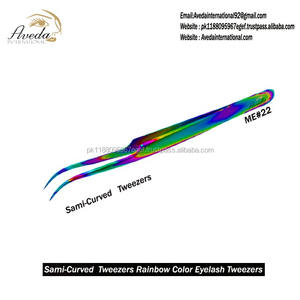 Pinzas para pestañas Vetus con logotipo personalizado, pinzas de volumen de acero inoxidable con punta puntiaguda - Product Image 3