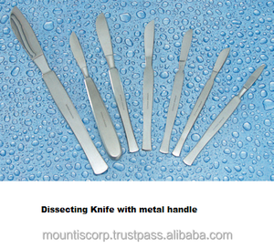 Cuchillo de disección de 15 cm con mango de metal básico de instrumentos quirúrgicos de acero inoxidable de grado médico - Product Image 2