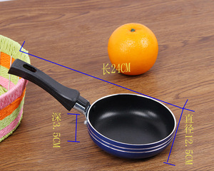 Hot Sale Plastic Handle Non Stick Stainless Steel Mini Frying <strong>Egg</strong> <strong>Pan</strong> - Product Image 6