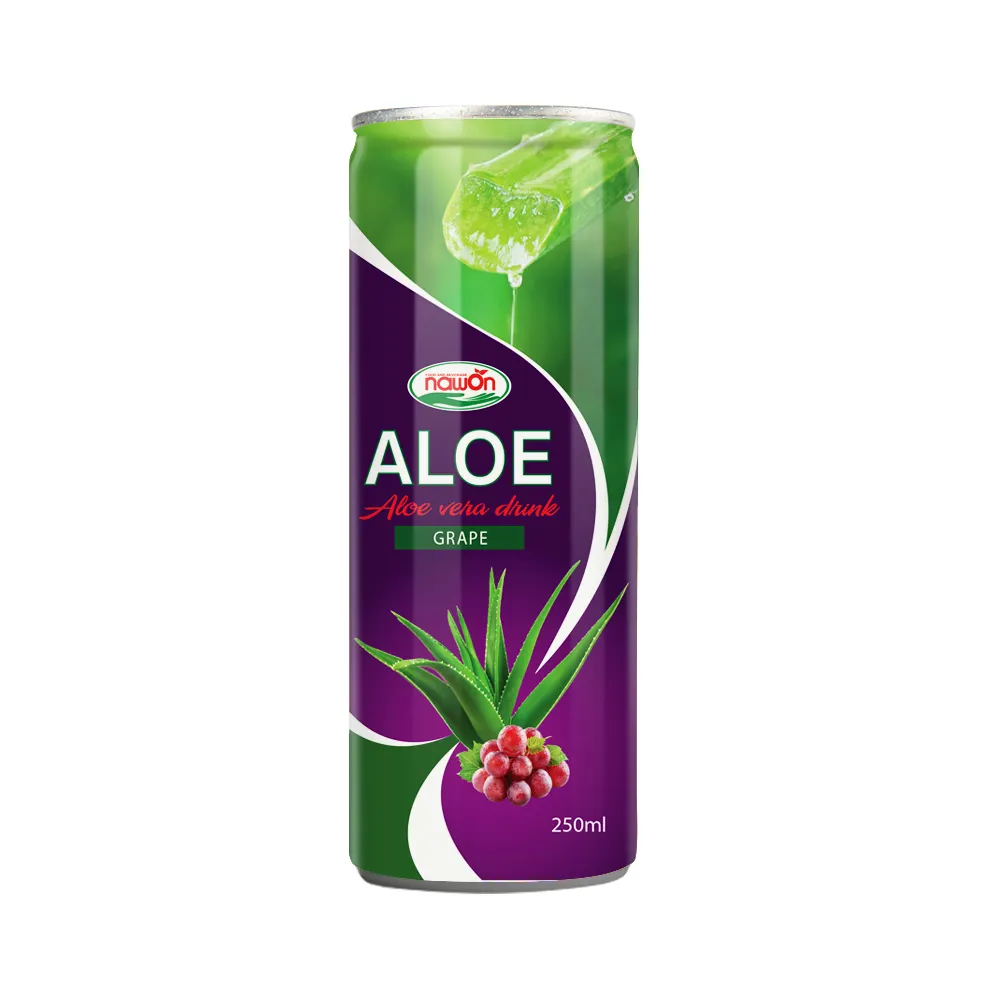 250ml NAWON Tropical Aloe Vera Boisson Avec Pâte OEM ODM Aloe Vera Boisson Fabricant Prix de Gros