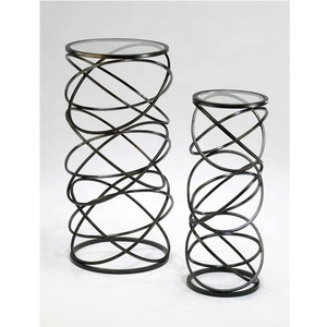 Mesa lateral para sofá, mesita de noche, decorativa de METAL - Product Image 6