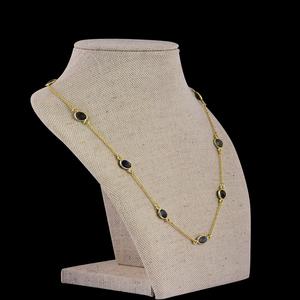 925เงินสเตอร์ลิงลาบราดอไรต์พลอยสร้อยคอ - Product Image 4
