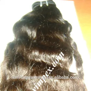 Extensão de cabelo humano de ondas profundas, venda quente de preço barato, cheio, cutícula dyeable, shedding, extensão de cabelo humano indiana, pelos virgem