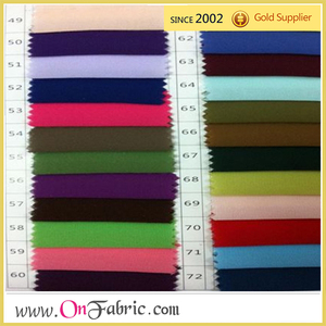 Poly 75D Korea Chiffon 100% Polyester Tissu Solide 58 \ "Largeur pour Robes et Costumes - Product Image 4