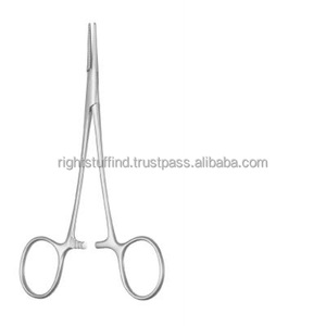 Pinzas hemostáticas BOB Micro Halsted, herramientas quirúrgicas rectas de 12,5 cm, acero inoxidable médico - Product Image 1