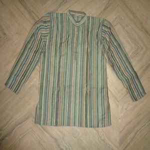 Algodón Kurta verano al por mayor diseñador rayado Kurta de la India algodón étnico Kurta exportación calidad al por mayor multi colores kurta - Product Image 4