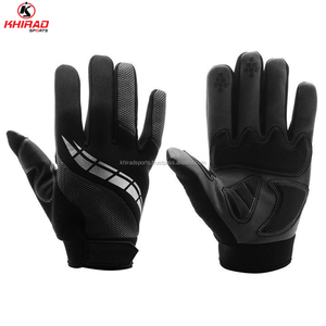 Nouveaux gants de cyclisme en cuir respirants à demi-doigts de haute qualité, personnalisables avec services OEM pour hommes, sports de plein air - Product Image 3