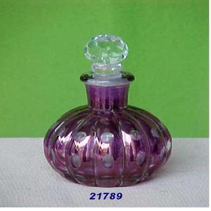 Decorative Perfume <b>Bottle</b> with Purple Shiny Color - Product Image 2