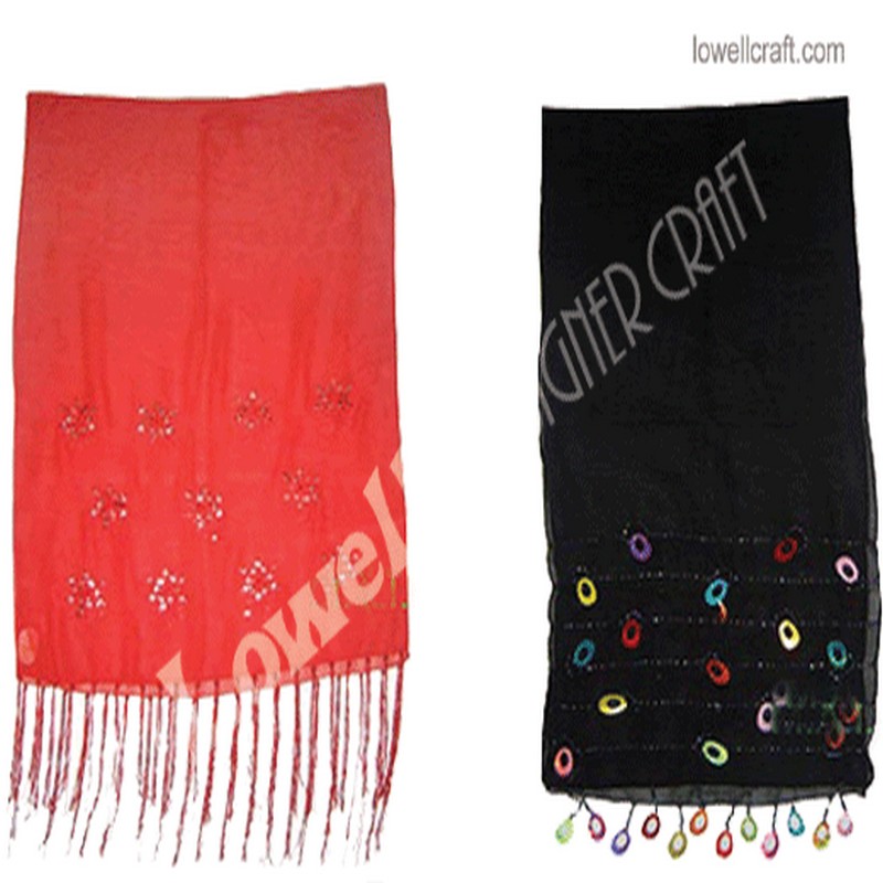 GEORGETTE BEADED SCARF