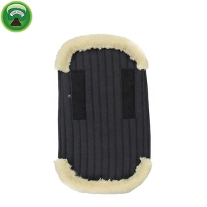 Bottes de sport doublées en polaire en cuir marron - Product Image 4