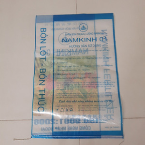 Sac tissé par pp pour l'engrais de empaquetage avec le matériel transparent 25kg nouveau - Product Image 1