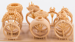 Dazzle Mô Hình Trang Sức Nha Khoa Chịu Được Nhiệt Độ Cao Làm Bằng Nhựa Resin UV Tổng Hợp Epoxy 3D - Product Image 3