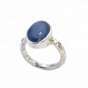 925 Sterling Silver Tanzanite Gemstone Bijoux Indiens Bague De Mariage De Luxe Avec Diamant Et Perle Eternity Vermeil Anneaux - Product Image 1