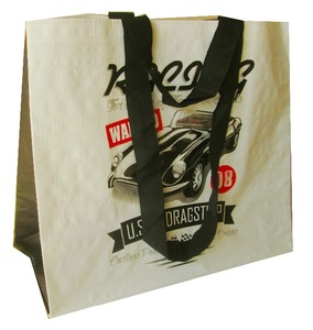 Bolsa de compras tejida PP de Vietnam, RPET, enfriador ecológico, laminación, reutilizable, doble ASA, publicidad, GRS, Color personalizado - Product Image 1