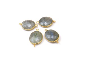 Handmade 18K Gold Plated Sterling Silver Brass Bezel <b>Vintage</b> Wire Wrapped Oval Shape Smokey Quartz Natural Multi Gemstone - Product Image 1