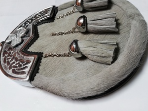 Sporran-vestido gris claro de cardo, traje masculino impresionante - Product Image 6