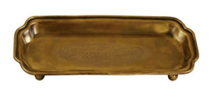 ถาดเสิร์ฟชากาแฟทำจากทองเหลืองแบบโบราณถาดใส่ผลไม้จานสำหรับงานเลี้ยงงานแต่งงานในบ้าน - Product Image 5