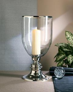 แฟนซีดูHurricanesเสาแก้วเชิงเทียนโต๊ะจัดงานแต่งงานตกแต่งโลหะเทียนเงาMetallicเหมาะสําหรับตกแต่ง - Product Image 2