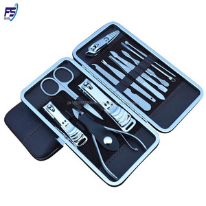 Hans Kniebes Manucure 7 Pièces Ensemble pour Hommes Nappa En Cuir En Acier Inoxydable - Product Image 5