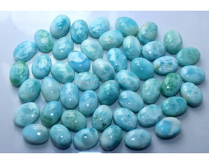 Larimar naturel Cabochon Pierres précieuses de Forme Ovale - Product Image 2