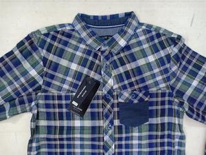 Vêtements de haute qualité restants, étiquettes de marque, chemises à manches longues en coton à carreaux décontractées pour garçons, vêtements pour enfants, teinture de vêtements, boutons de couverture - Product Image 3