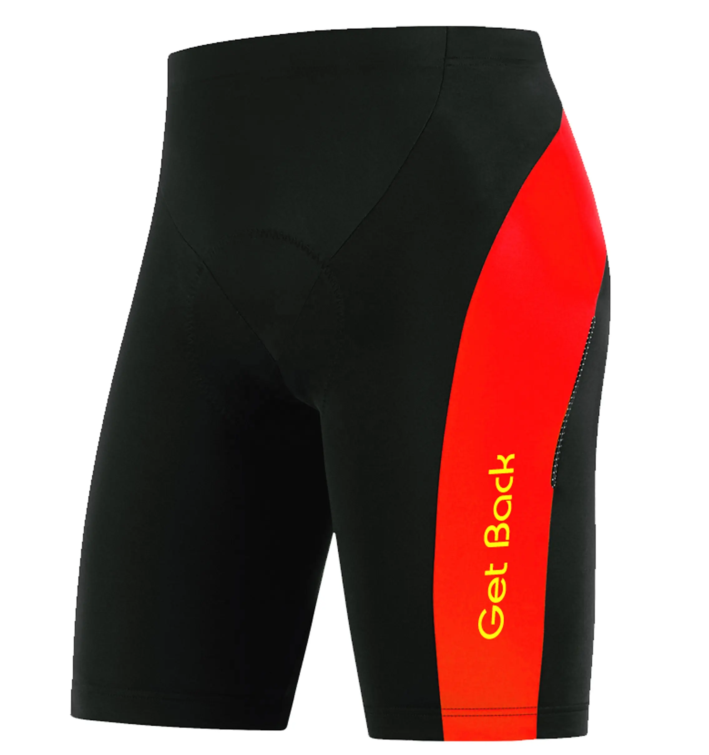 Shorts de ciclismo personalizados em tecidos poliéster elastano 350 G/M Shorts de ciclismo masculino em poliéster Bicicleta 8 Painel Shorts poli