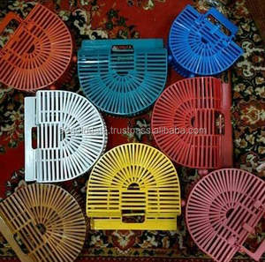 Sac rond en bambou/pochettes rondes en bambou - Product Image 3