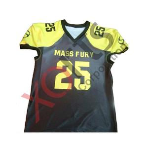 Camisetas de fútbol americano de Nueva temporada, uniformes cosidos auténticos personalizados, ropa de fútbol barata y elegante - Product Image 1
