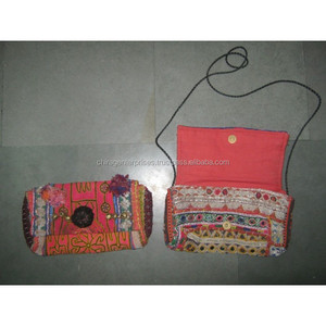 Sacs à bandoulière bohème pour femmes de l'Inde sac à bandoulière élégant et tendance Boho Chic Jute Cultch sac filles femmes à la main - Product Image 5