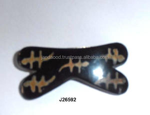 Clips de pelo de búhos para mujer, accesorios para el cabello con patrones, bocina india, artesanías, pinzas para el pelo - Product Image 2