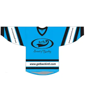 Sublimation Printing Jerseys Sports Wears Customized Ice Hockey Jerseys Team Name Numbers Custom High Quality Ice Hockey Jerseys