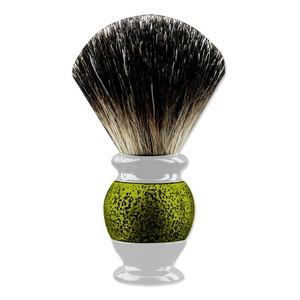 Brocha de afeitar Premium para hombre con pelo de cerdas de alta calidad y mango de zinc recubierto de polvo Brocha de afeitar de alta calidad - Product Image 3