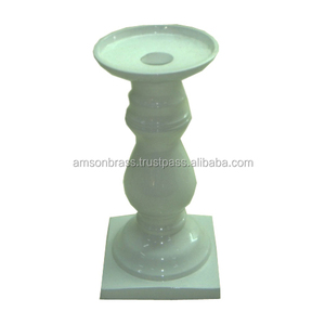 Portavelas de Metal Iron Twist Design Portavelas de Metal plateado de alta calidad Portavelas de Metal - Product Image 2